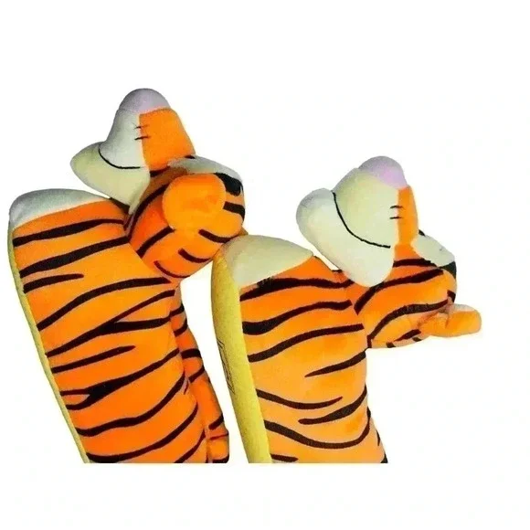 Disney Winnie The Pooh Tigger Plush Slippers Size Small (5-6)  Preowned - Picture 8 of 10